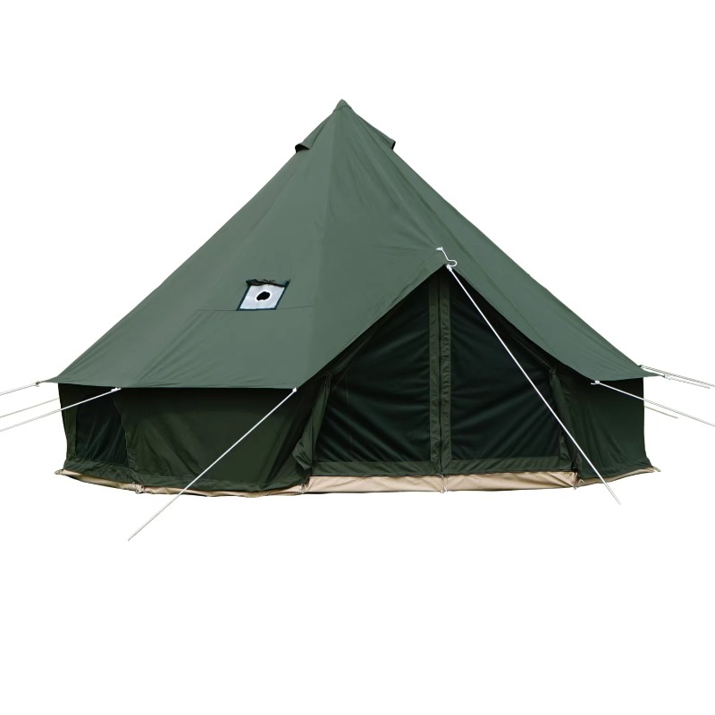 Outdoor Yurt Camping - GSDアウトドア モンゴルベルテントストーブ サイドチムニー付き グランピングサファリ キャンバスユルト テント