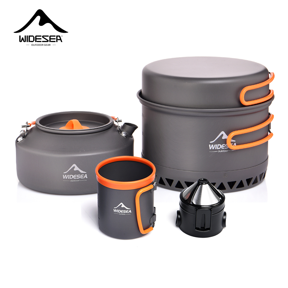 Outdoor Camping Utensils - キャンプ用食器、アウトドア調理器具セット、鍋、観光用ケトル、コーヒーカップ、フィルター、キッチン用品、ハイキング、ピクニック、旅行用具