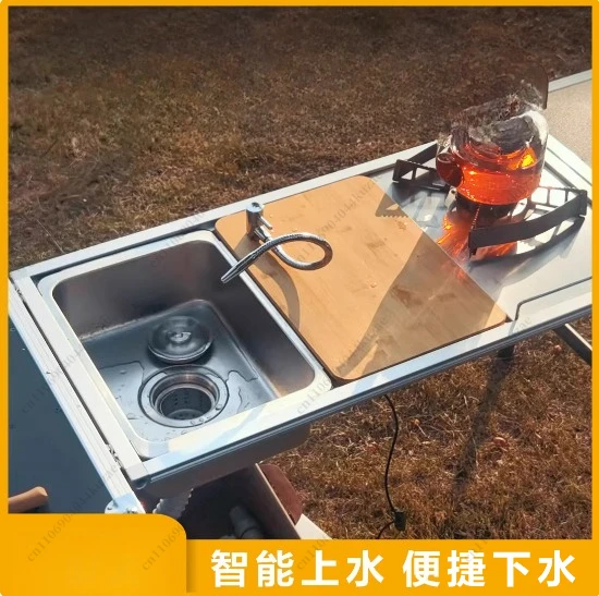 Outdoor Camping Kitchen With Sink - FMT スノーピーク アウトドア IGT キャンプテーブル キッチン