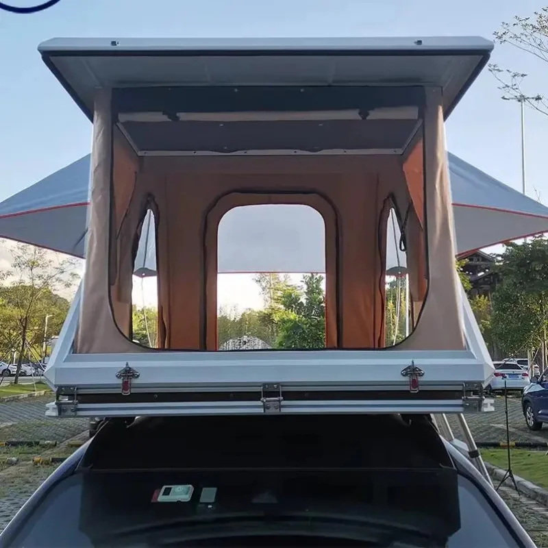 Outdoor Camping Awning - ハードカールーフオーニングテント 4x4オフロードアウトドアキャンプに最適