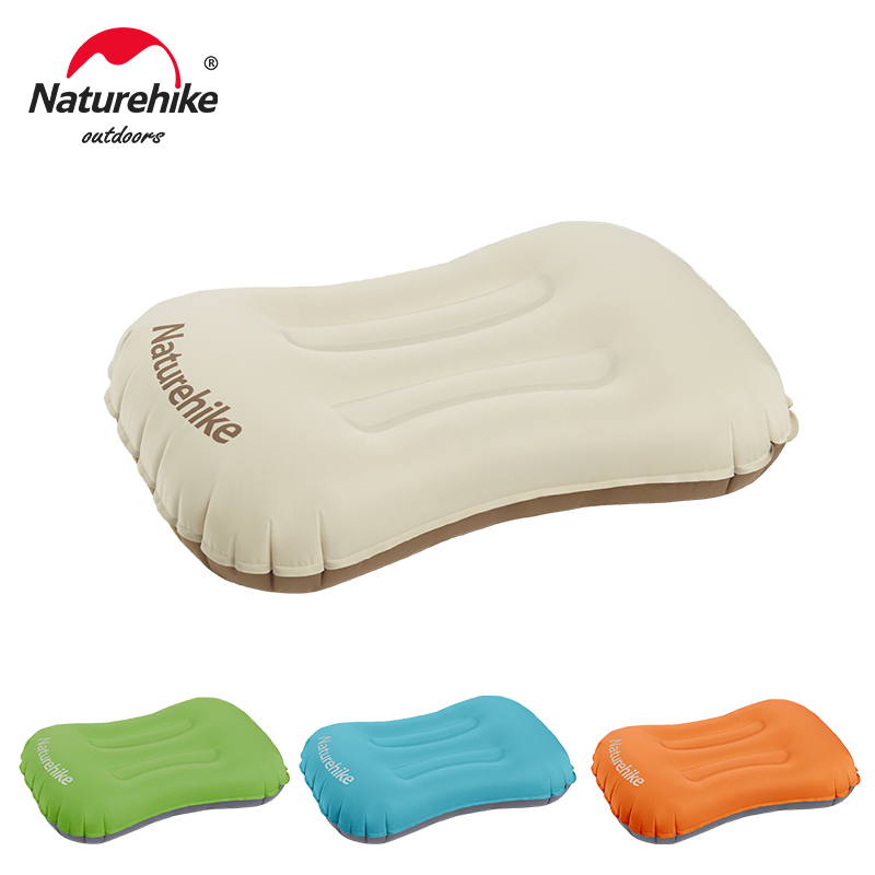 Camp Pillow Compressible - Naturehike-超軽量のインフレータブル枕,キャンプやアウトドアアクティビティ用の超軽量枕