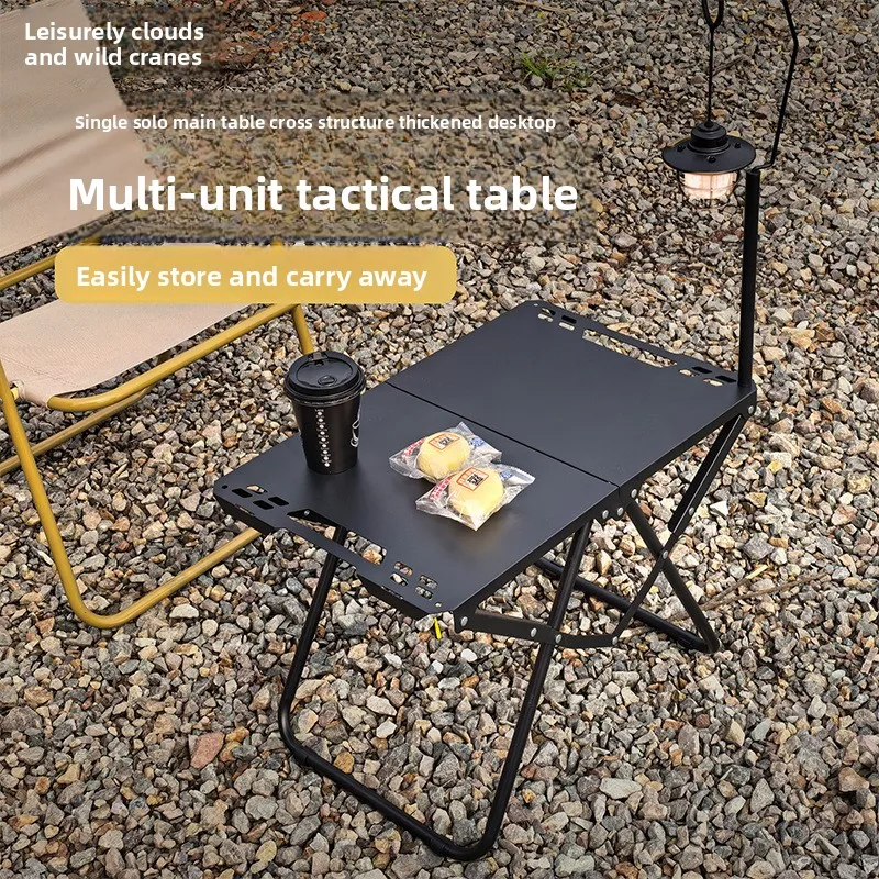 Outdoor Camping Stove - キャンプ用IGT屋外テーブル、素早く開閉できる折りたたみテーブル、戦術テーブル、多機能ストーブ＆茶器。