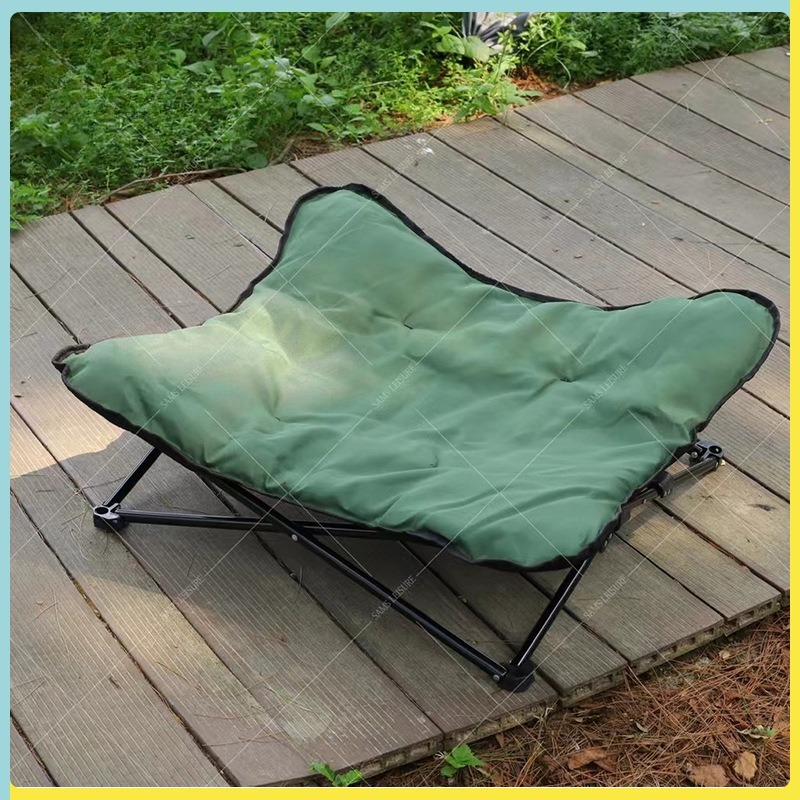 Outdoor Camping Dog Bed - ポータブル折りたたみペットベッド屋外キャンプ旅行犬用マット洗える取り外し可能なコット犬用ベッドペットアクセサリー猫用ベッドペットベッド