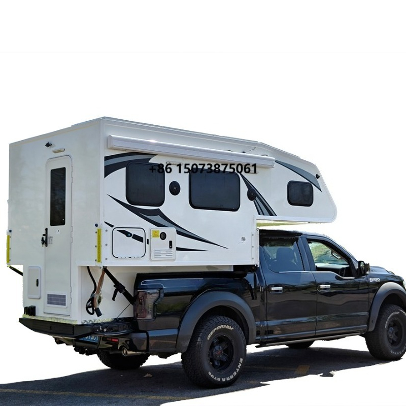 Outdoor Camping Awning - モダンスタイル4人乗りピックアップトラック用キャンピングカー折りたたみ式ルーフ軽量オーバーランドトレーラールーフオーニングテント（アウトドアキャンプ＆旅行用）