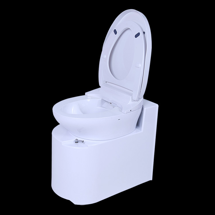 Portable Camp Toilet - キャンプ、ハイキング、堆肥化トイレ、12V RVポータブル水不要トイレ（換気機能付き）、モーターホーム、キャンピングカー、ボート用