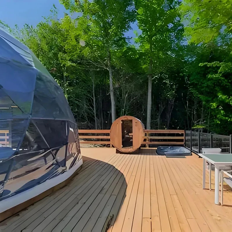 Outdoor Camping Dome - ジオデシックドームテント 4シーズン防水キャンプテント 高級イグルーテント アウトドアグランピングガーデンバブルテント（窓付き）