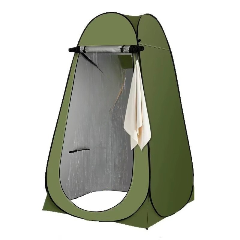 Portable Camp Toilet - 携帯用防水ポップアップ更衣所・シャワールームテント 迷彩柄 キャンプ用 190Tポリエステル製 アウトドア用