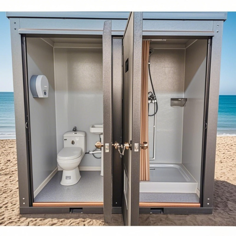 公共施設用可動式簡易トイレ・移動式シャワールームユニット（屋 - Portable Camp Toilet のレビューと価格