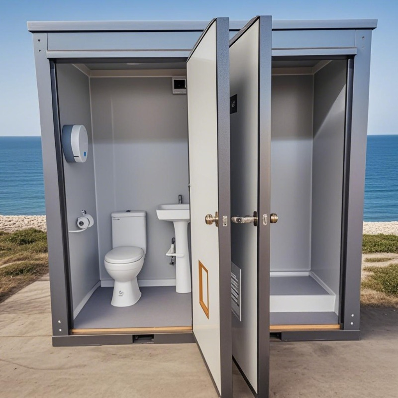公共施設用可動式簡易トイレ・移動式シャワールームユニット（屋 - Portable Camp Toilet のレビューと価格