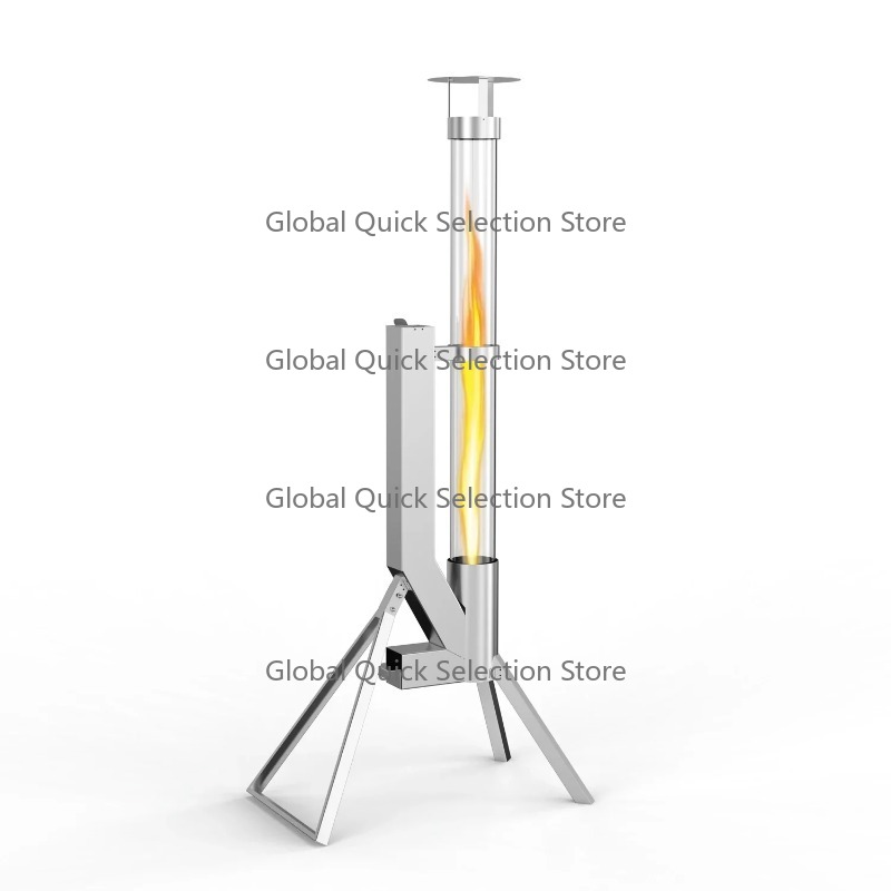 屋外キャンプ用ペレットストーブ、ステンレス製ペレットストーブ - Outdoor Camping Stove のレビューと価格