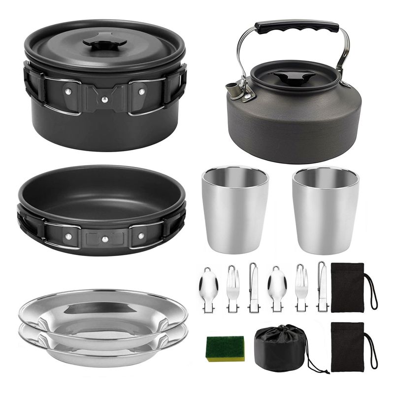 【購入者向け】キャンプ調理器具 ポータブル鍋 フライパン カ - Outdoor Camping Cooking Equipment のレビューと価格