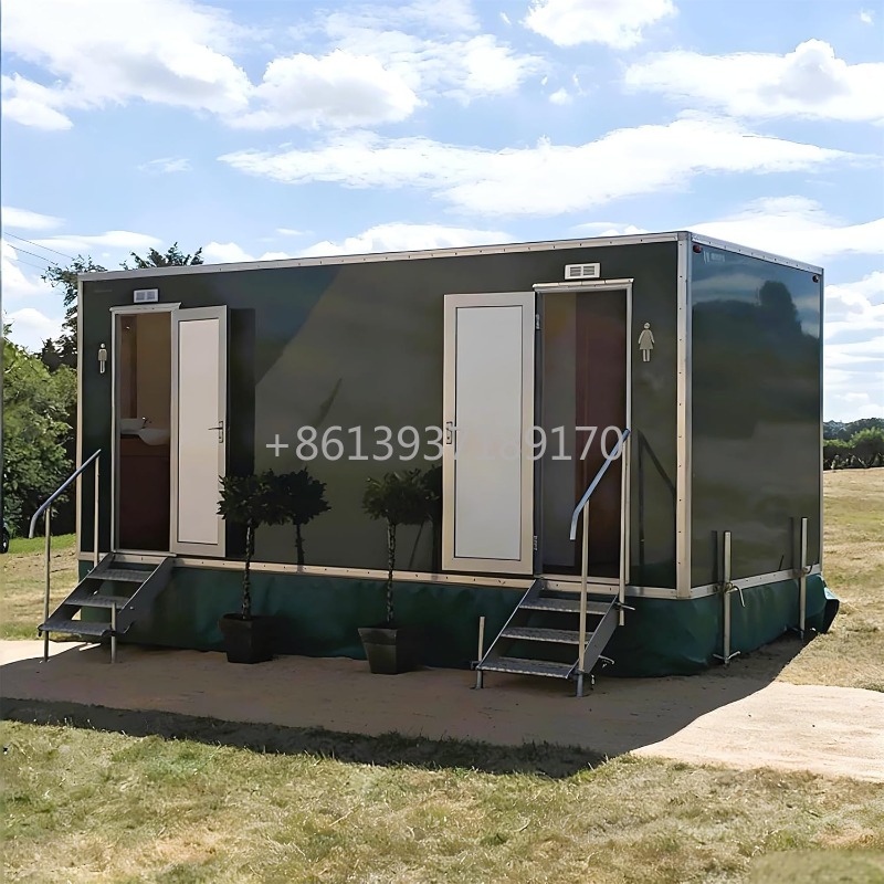 移動式トイレトレーラー（洗面台とシャワー付き）屋外キャンプ用 - Portable Camp Toilet のレビューと価格