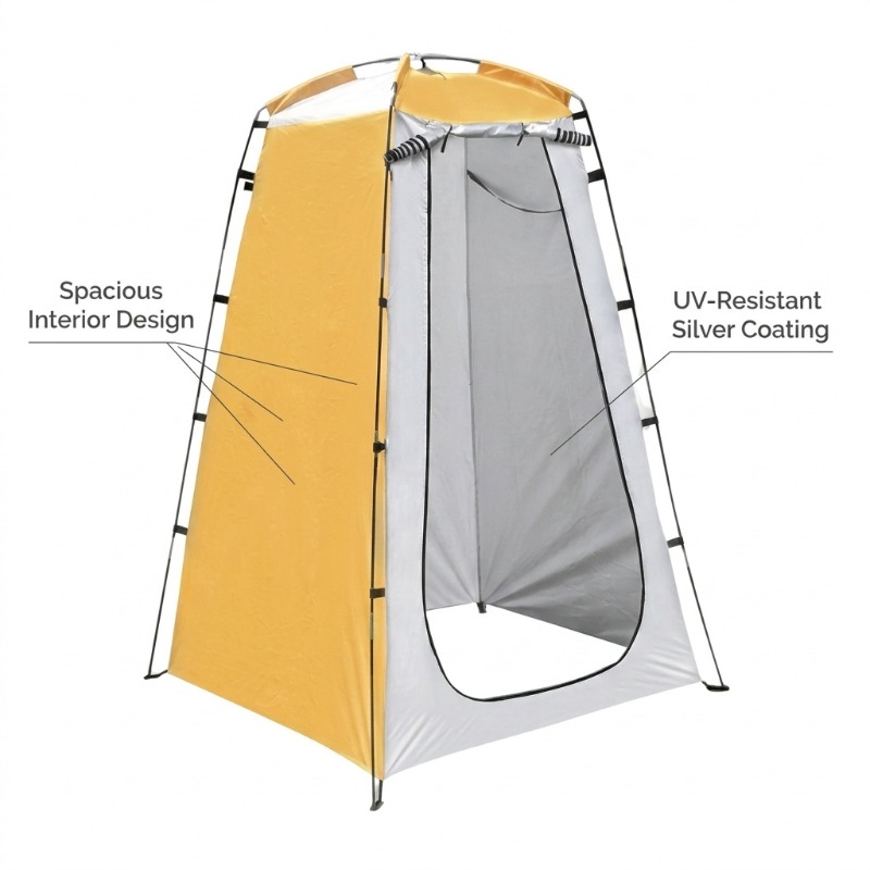 持ち運び可能なプライバシー保護シャワーテント。屋外での使用に - Outdoor Camping Dome のレビューと価格