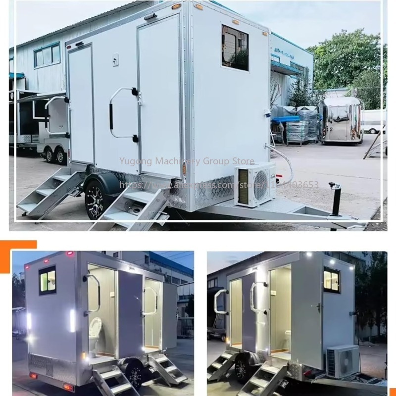 ポータブルトイレトレーラー 高級ポータブルバスルームトレーラ - Portable Camp Toilet のレビューと価格