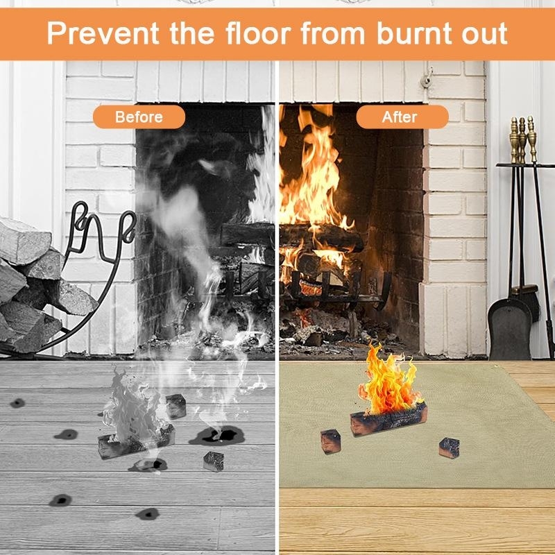 キャンプ用耐火マット 耐熱ブランケット アウトドアファイヤー - Outdoor Camping Fire Pit のレビューと価格