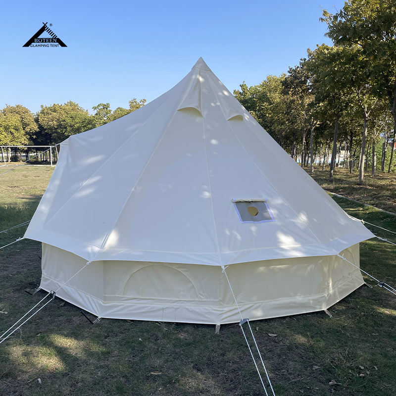 屋外用コットンベルテント 中央ポールなし 防水 ファミリーキ - Outdoor Yurt Camping のレビューと価格
