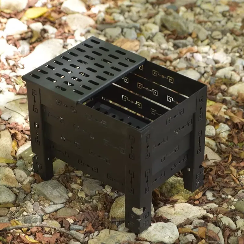 多機能キャンプ用薪ストーブ 折りたたみ式で持ち運び可能 アウ - Outdoor Camping Stove のレビューと価格
