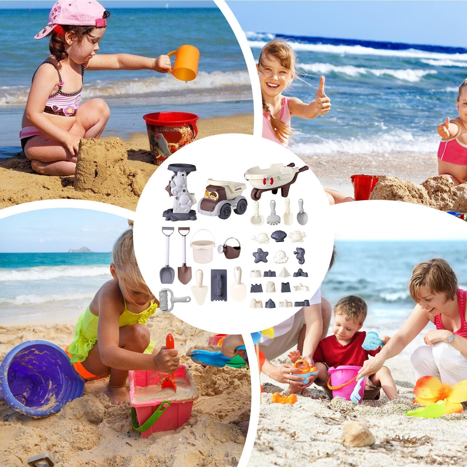 ビーチ砂遊びおもちゃ 砂バケツとシャベルセット 掘削ゲーム  - Outdoor Camping Kids Activities のレビューと価格