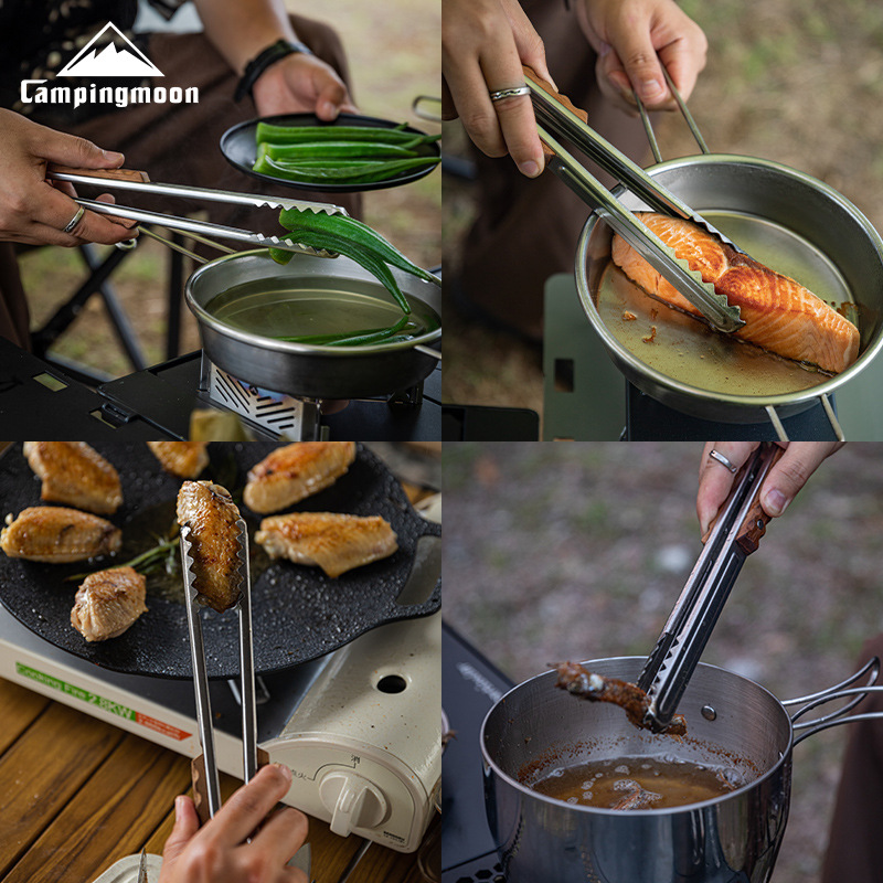 アウトドアキャンプキッチン用品調理器具サービングトングバーベ - Outdoor Camping Cooking Equipment のレビューと価格