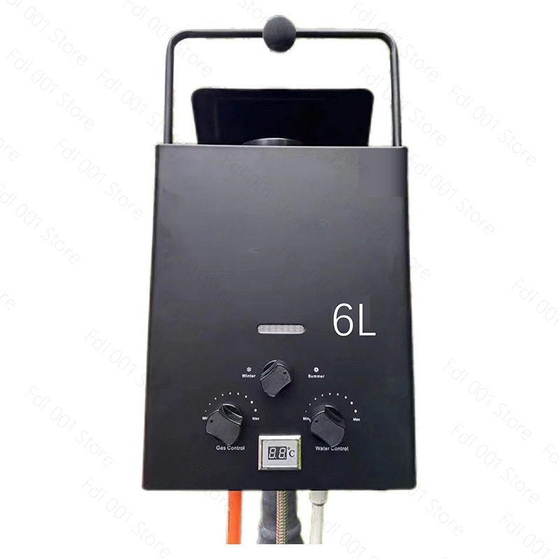 6L ポータブル タンクレス ガス給湯器 アウトドア キャン - Outdoor Camping Heater のレビューと価格