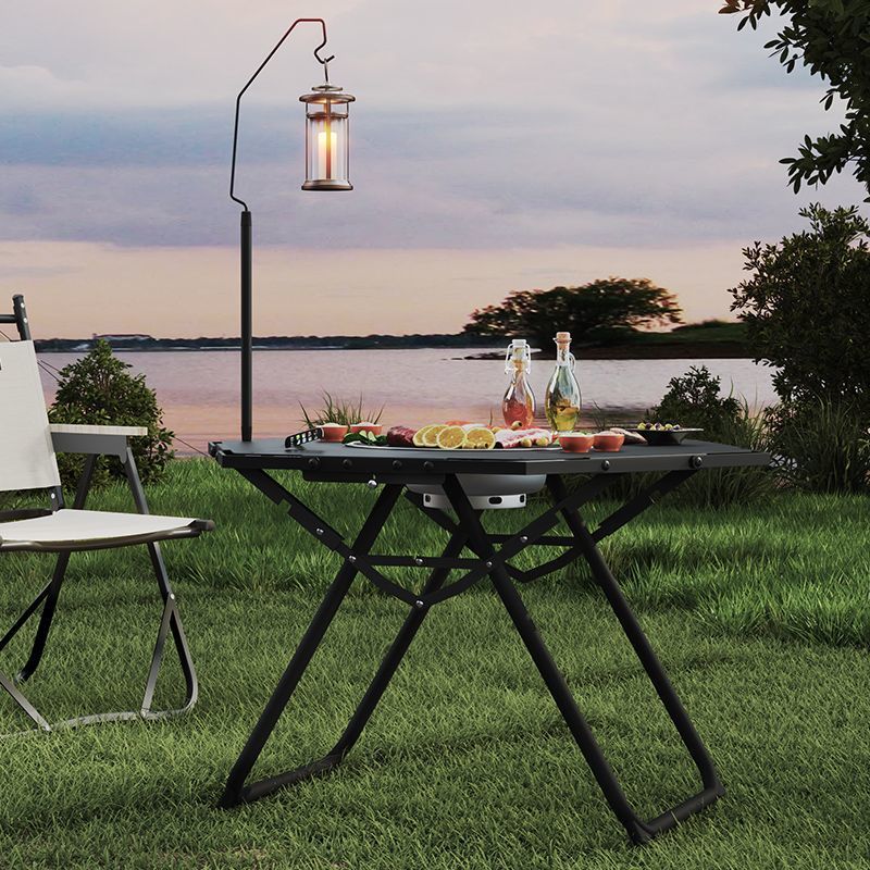多機能ファイヤーピット折りたたみテーブルポータブルグリルデス - Outdoor Camping Fire Pit のレビューと価格