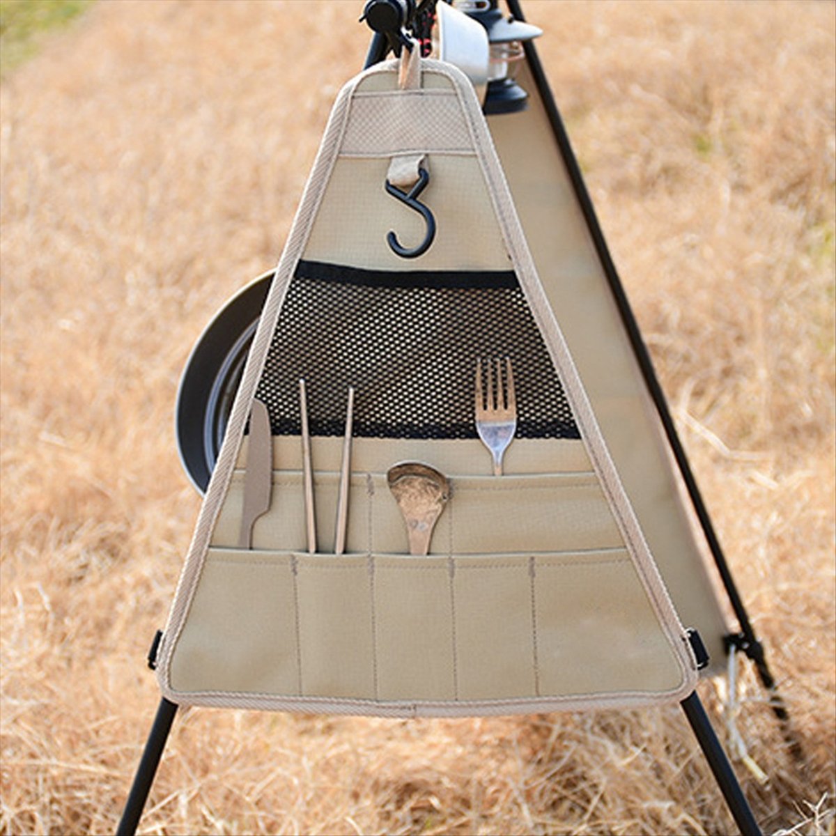 ポータブルキャンプ用キッチン用品オーガナイザーバッグ、アウト - Outdoor Camping Utensils のレビューと価格