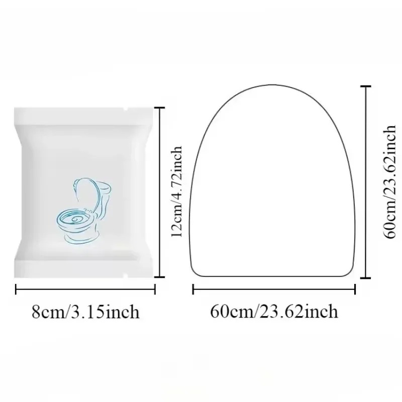 50/20/10 個ポータブル使い捨て便座カバー防水不織布保 - Portable Camp Toilet のレビューと価格