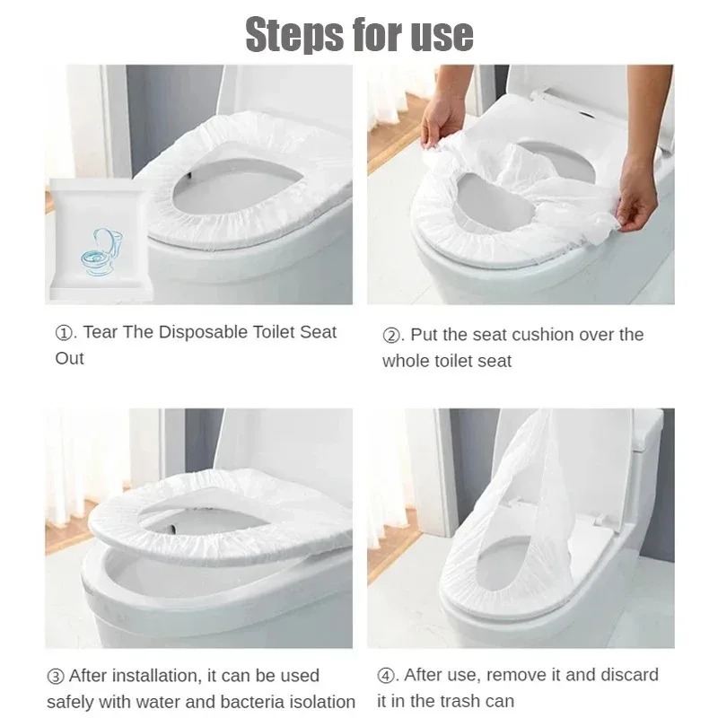 50/20/10 個ポータブル使い捨て便座カバー防水不織布保 - Portable Camp Toilet のレビューと価格