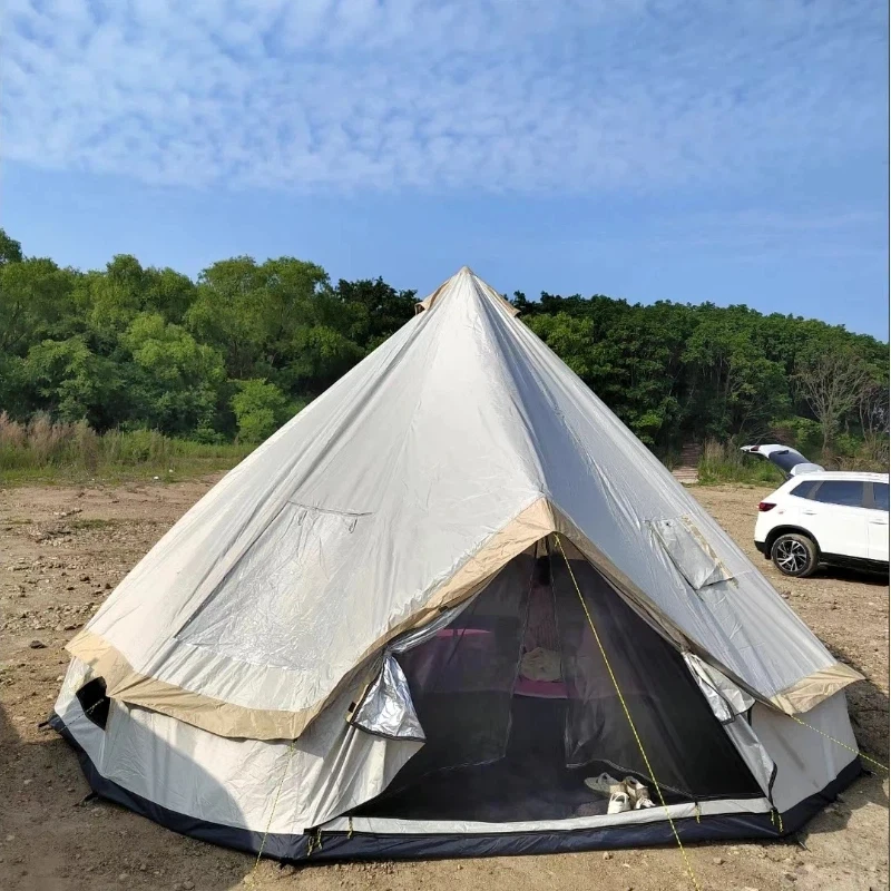 在庫あり モンゴルゲルテント、ピラミッド型屋外キャンプテント - Outdoor Yurt Camping のレビューと価格