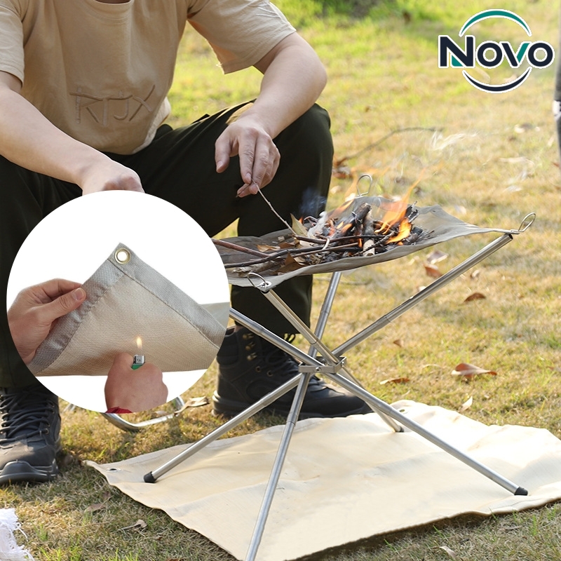 アウトドアキャンプ用耐火マット、焚き火、バーベキューグリル、 - Outdoor Camping Fire Pit のレビューと価格