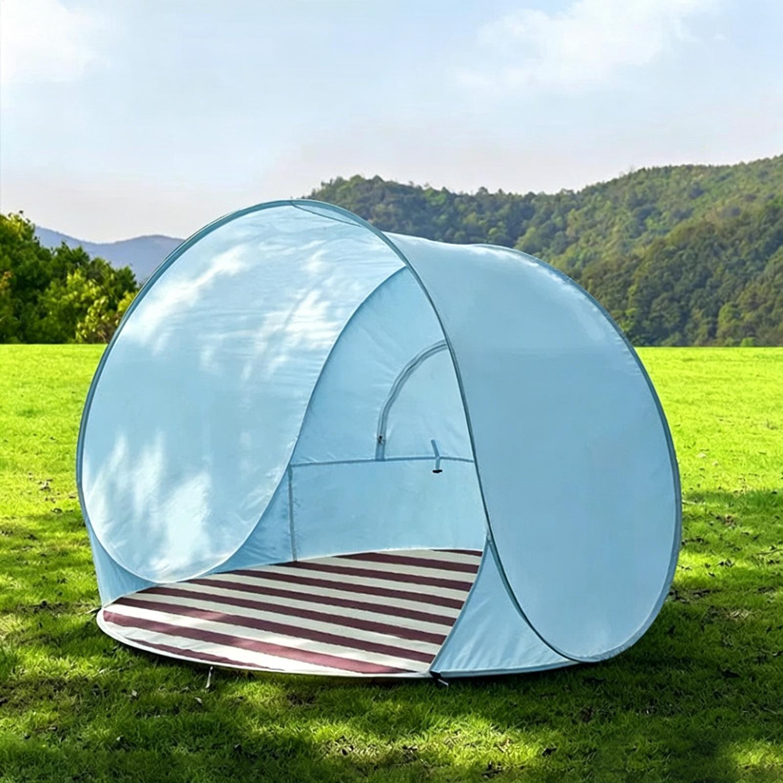屋外ポータブルキャンプワンクリックオープンテント大空間日よけ - Outdoor Camping Dome のレビューと価格