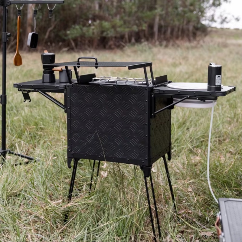 オールインワン折りたたみ式屋外キャンプキッチンステーション（ - Outdoor Camping Kitchen With Sink のレビューと価格