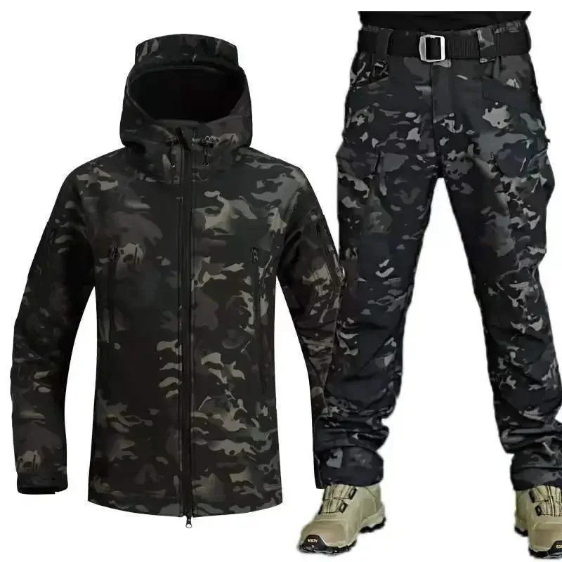 メンズ秋冬ジャケット、戦術的な防水アウトドアフィッシングハイ - Outdoor Camping And Fishing のレビューと価格