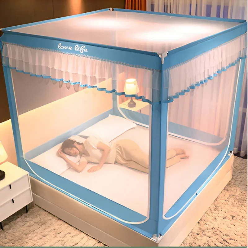 3つの開口部付き蚊帳、暗号化メッシュ、ベビー転落防止ジッパー - Outdoor Yurt Camping のレビューと価格