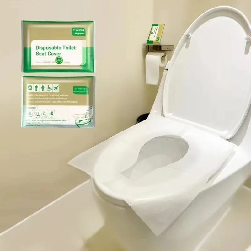 1-10枚入り使い捨て水溶性便座シートカバー携帯用旅行キャン - Portable Camp Toilet のレビューと価格