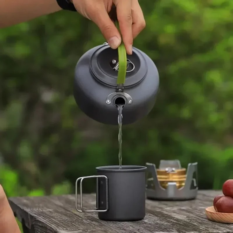 新しい 300 ミリリットル折りたたみ式アルミ合金カップ多用 - Outdoor Camping Cooking Equipment のレビューと価格