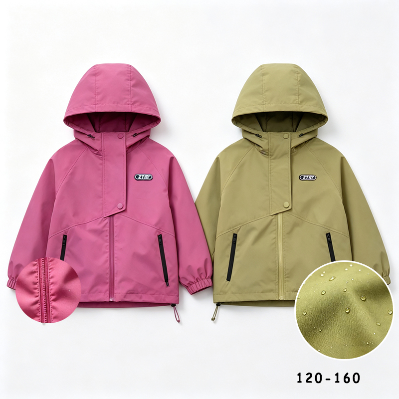 ユニセックスハイキングジャケット防水秋子供ウインドブレーカー - Outdoor Camping Kids Activities のレビューと価格