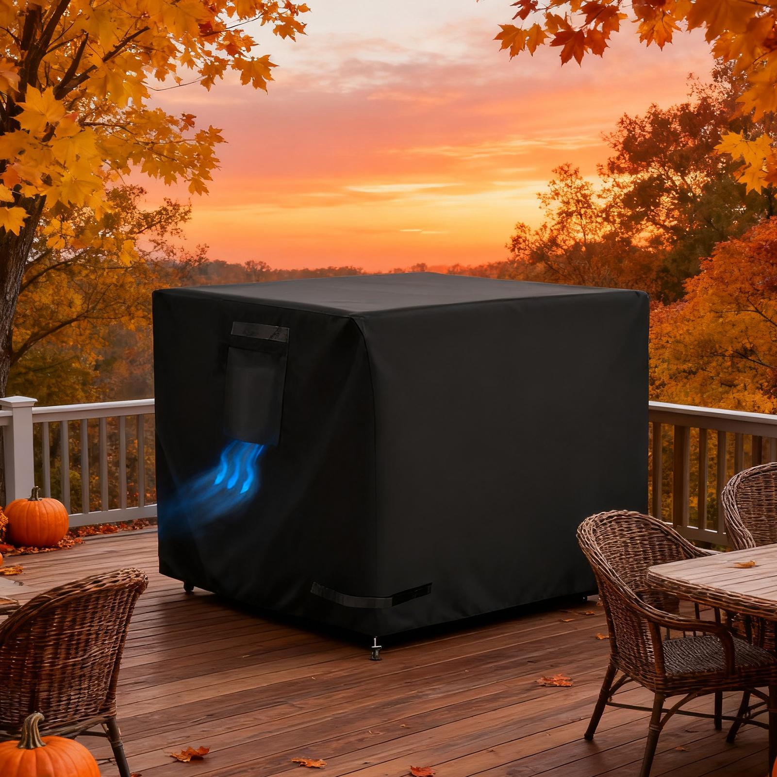 ファイヤーピットカバー スクエア 30インチ 防水シールド  - Outdoor Camping Fire Pit のレビューと価格