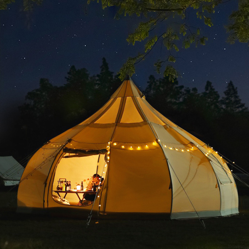 キャンプテント アウトドア用品 3～4人用 ユルト型 透明  - Outdoor Yurt Camping のレビューと価格