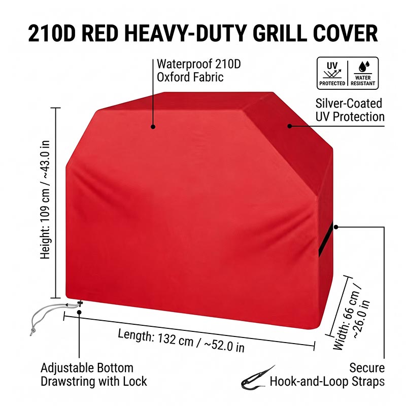 210D BBQカバー 防塵 防水 厚手 アウトドア グリル - Outdoor Camping Stove のレビューと価格