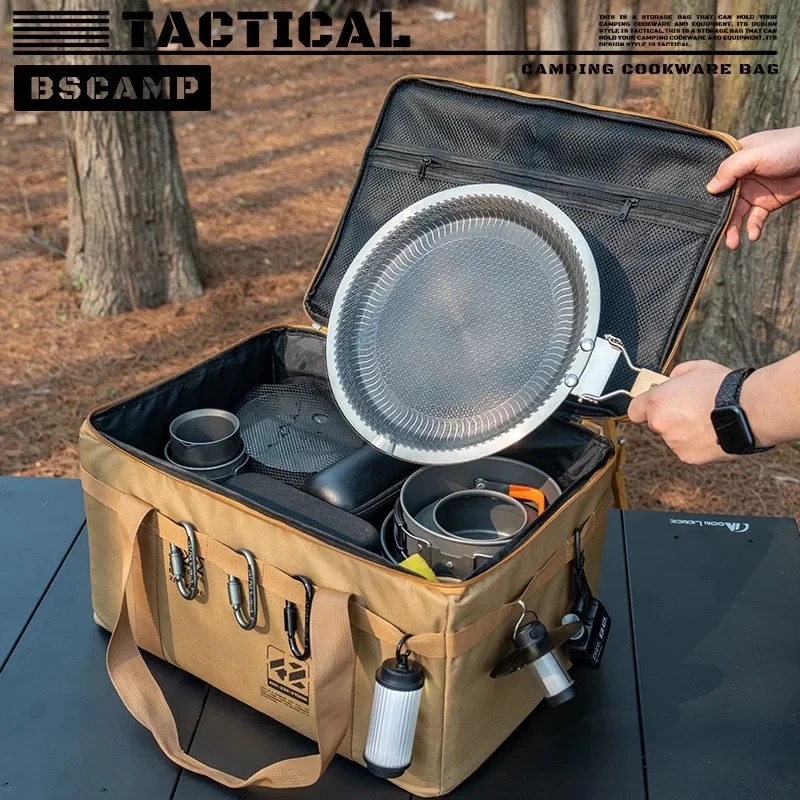 30L/42L/56L大容量折りたたみ式断熱防水戦術収納バッ - Outdoor Camping Cooking Equipment のレビューと価格