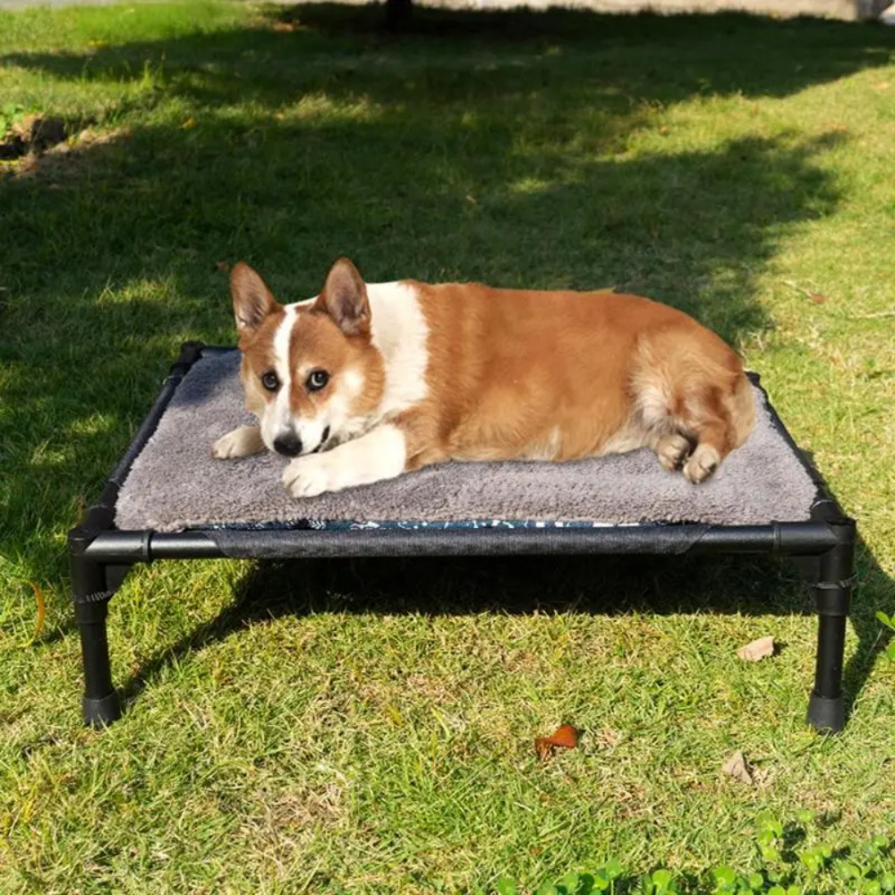 屋外用高床式犬用ベッド、折りたたみ式高床ペットベッド（取り外 - Outdoor Camping Dog Bed のレビューと価格
