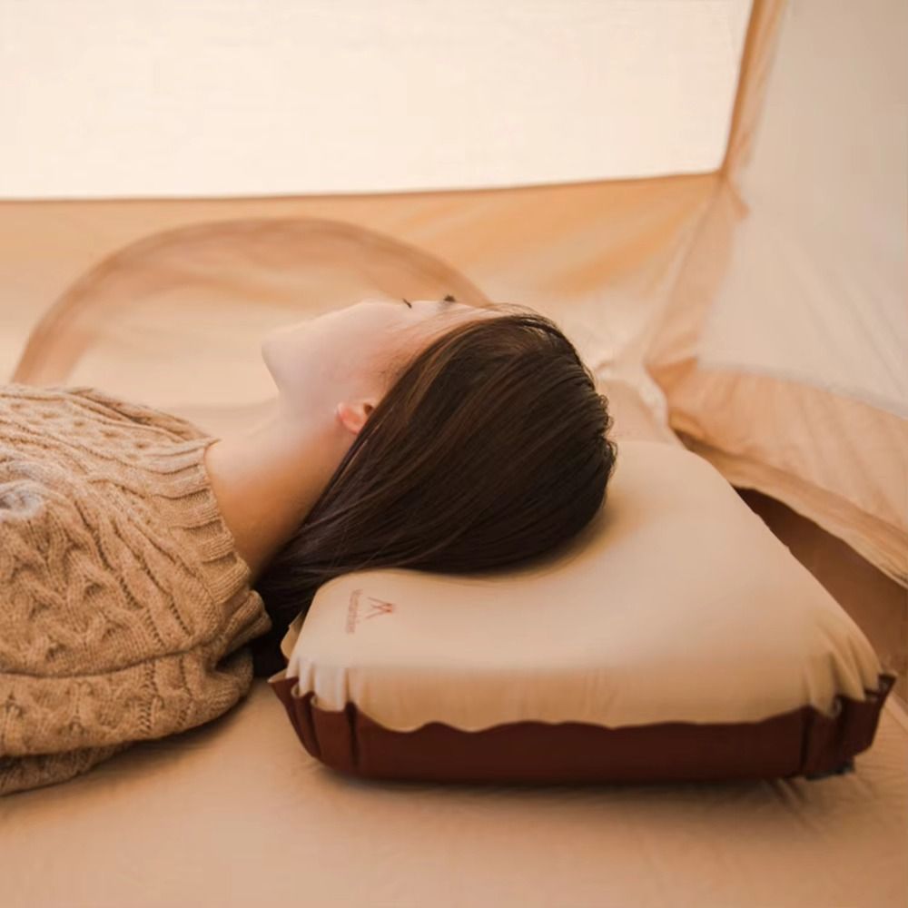 人間工学に基づいたキャンプ用枕 高反発 厚みのある3Dネック - Camp Pillow Compressible のレビューと価格
