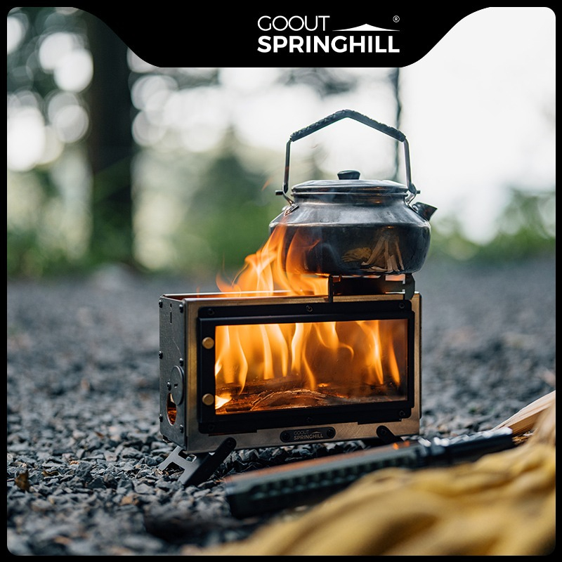 Goout スプリングヒル ウッドストーブ ポータブル薪スト - Outdoor Camping Heater のレビューと価格