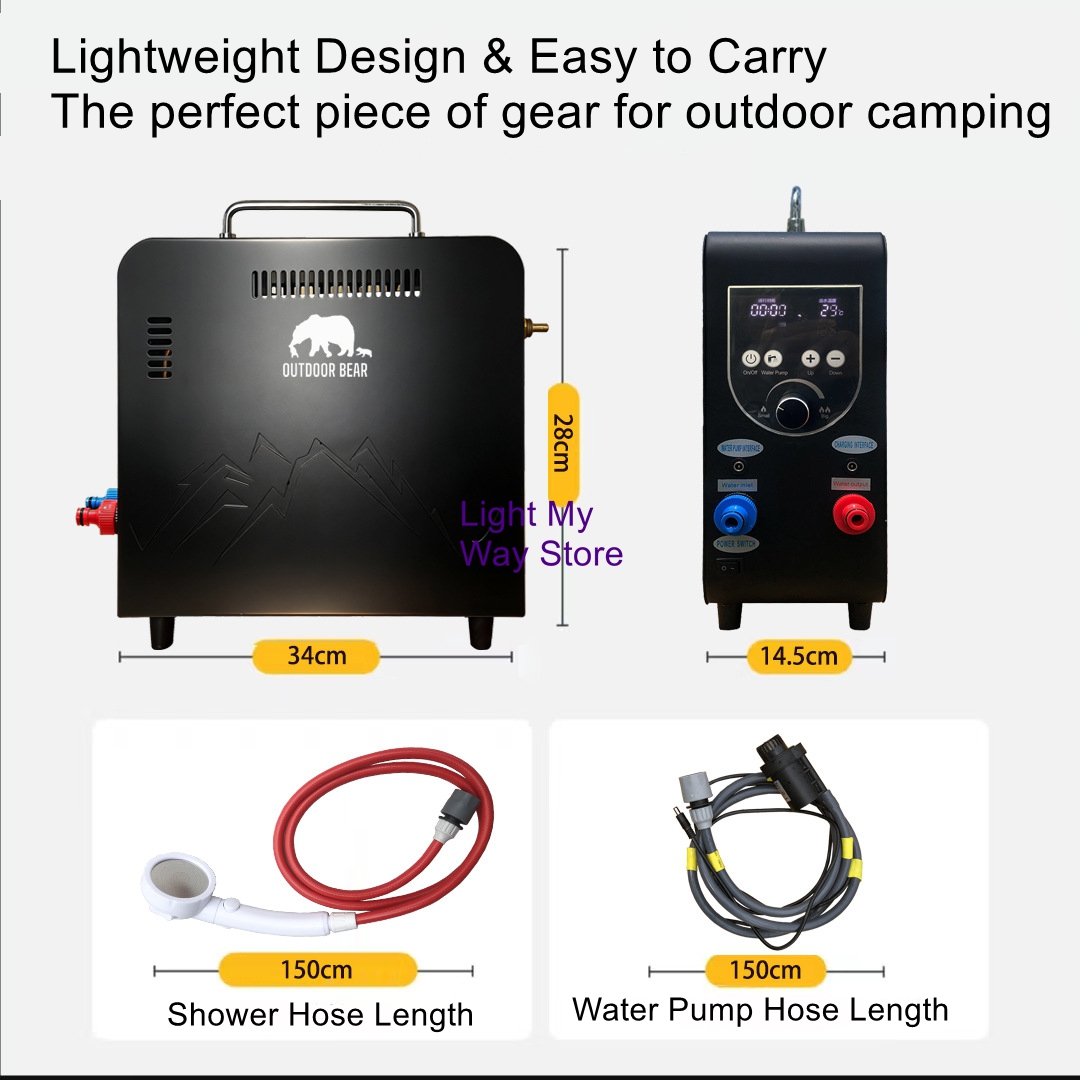 屋外用ポータブルガス給湯器 |   キャンプやRV車に特化し - Outdoor Camping Heater のレビューと価格