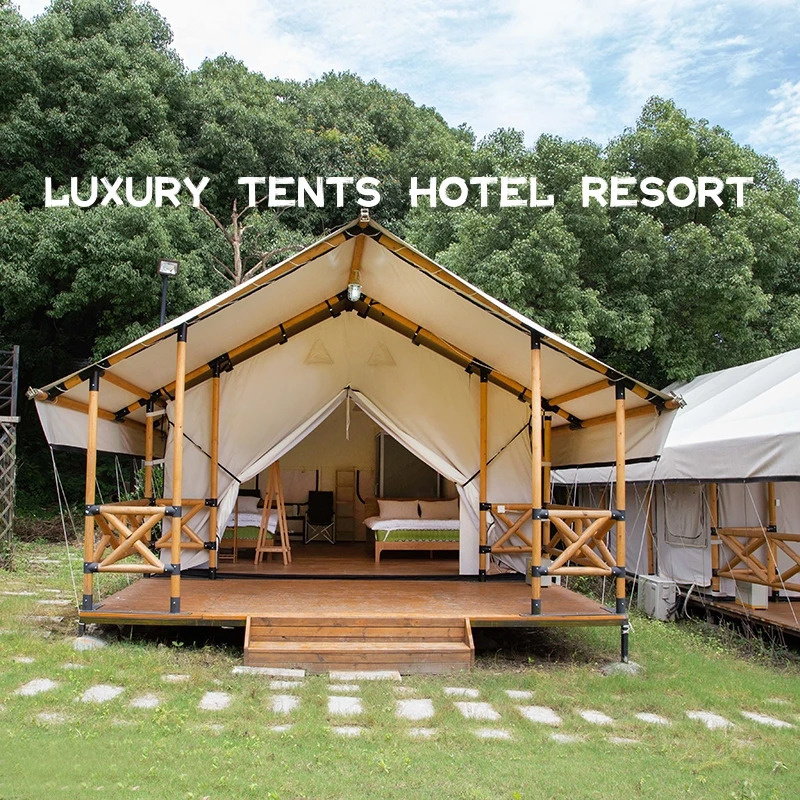 四季対応大型屋外高級ホテルキャンプサファリテントパーティーユ - Outdoor Yurt Camping のレビューと価格