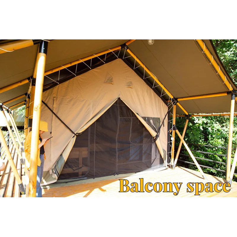 四季対応大型屋外高級ホテルキャンプサファリテントパーティーユ - Outdoor Yurt Camping のレビューと価格