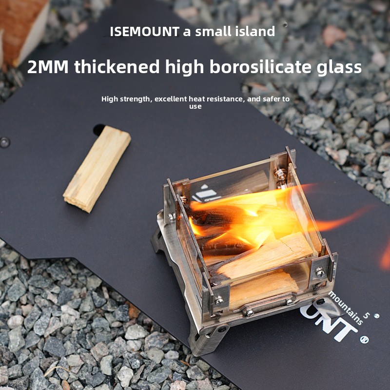 屋外用ミニグリル、卓上式薪ストーブ、お香立て、携帯用キャンプ - Outdoor Camping Fire Pit のレビューと価格