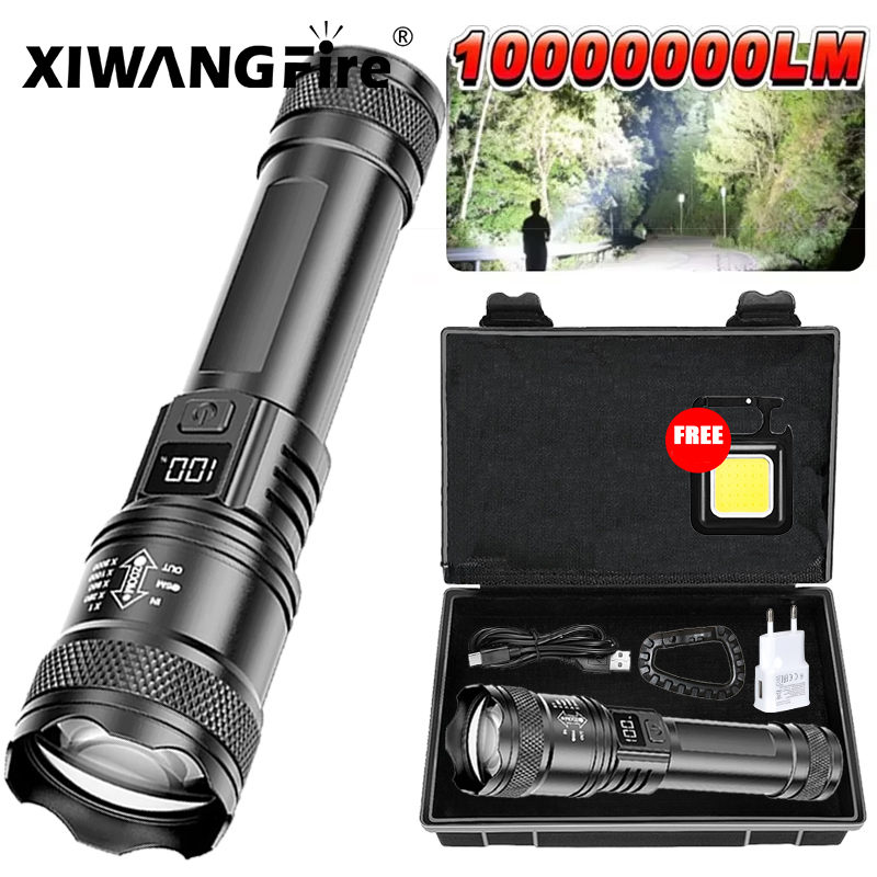 超高輝度 LED 懐中電灯 2000LM Type-C 充電 - Outdoor Camping And Fishing のレビューと価格
