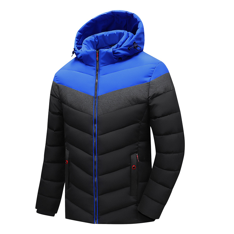 男性用の防水ジャケット,暖かい,厚い屋外コート,男性用の帽子 - Camping Outdoor Clothing のレビューと価格